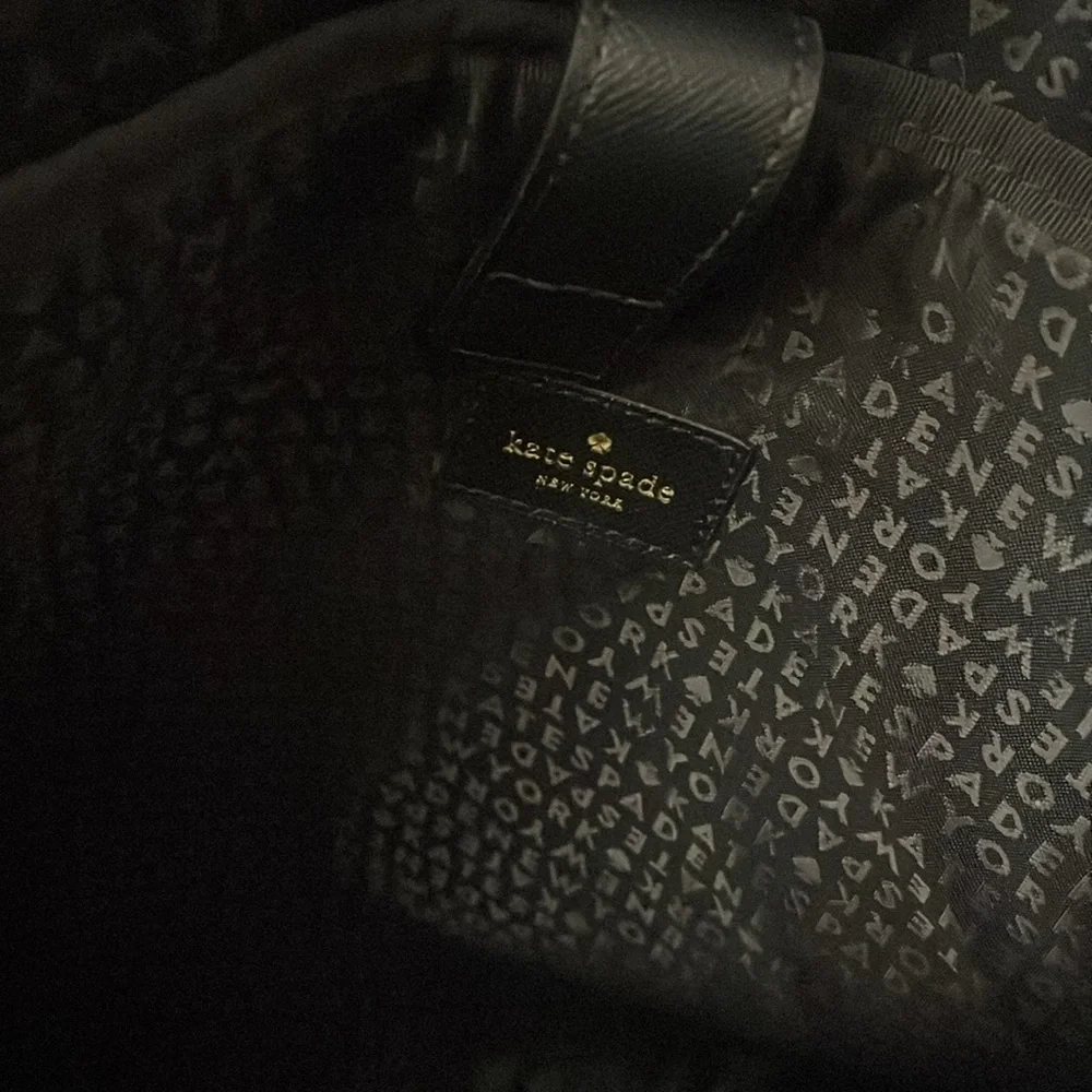 Black Kate Spade ♠️ Tote with Laptop compartment